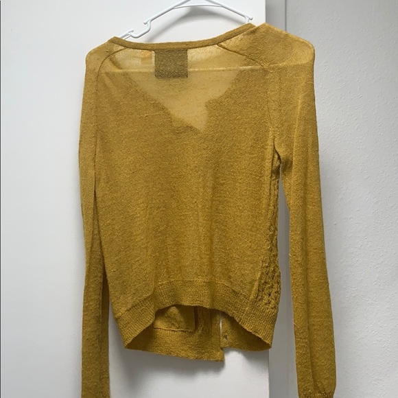 Anthropologie gold spring cardi - Picture 2 of 2
